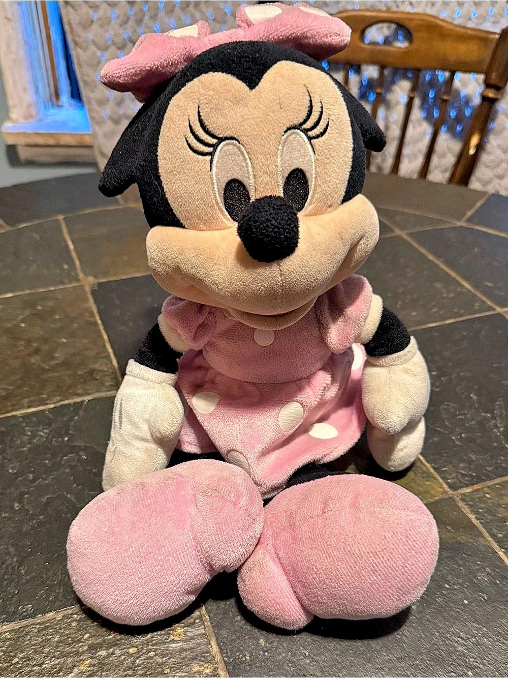 Disney Minnie Mouse Plush – Pink Polka Dot Dress